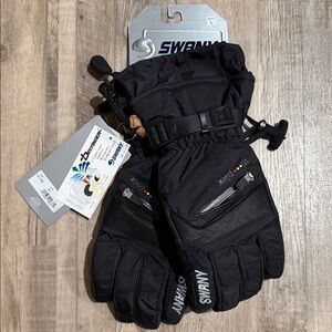 Swany x Change SX-70M Black Ski Gloves